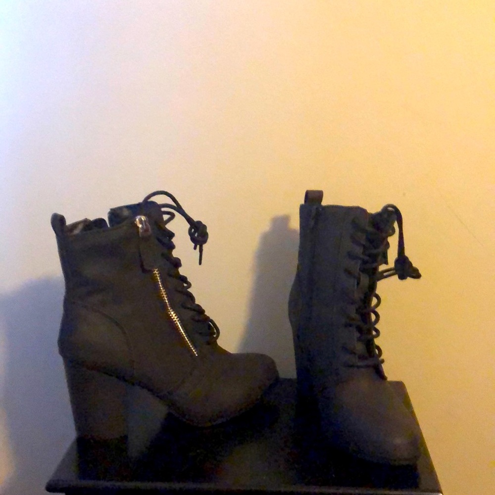 Xoxo black booties.